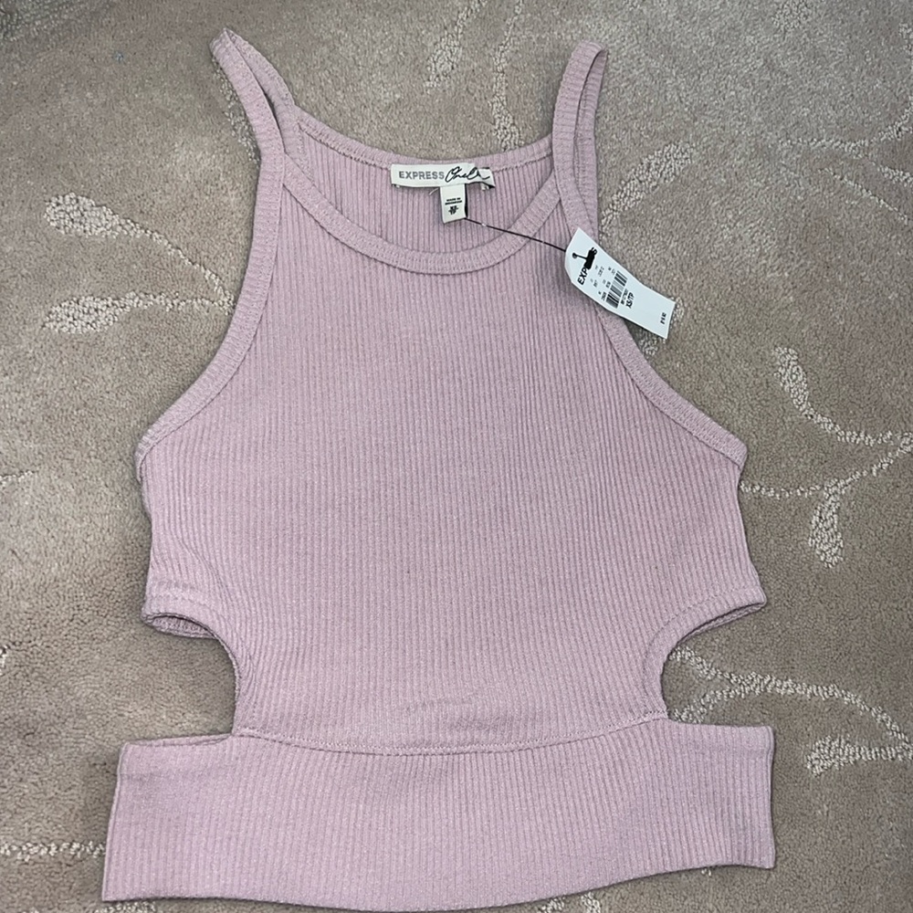 NEW WITH TAGS!! Express cut-out cropped top